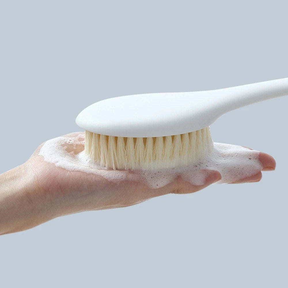 2 Pcs Bath Brush and Towel Back Washing Handheld Exfoliating Body