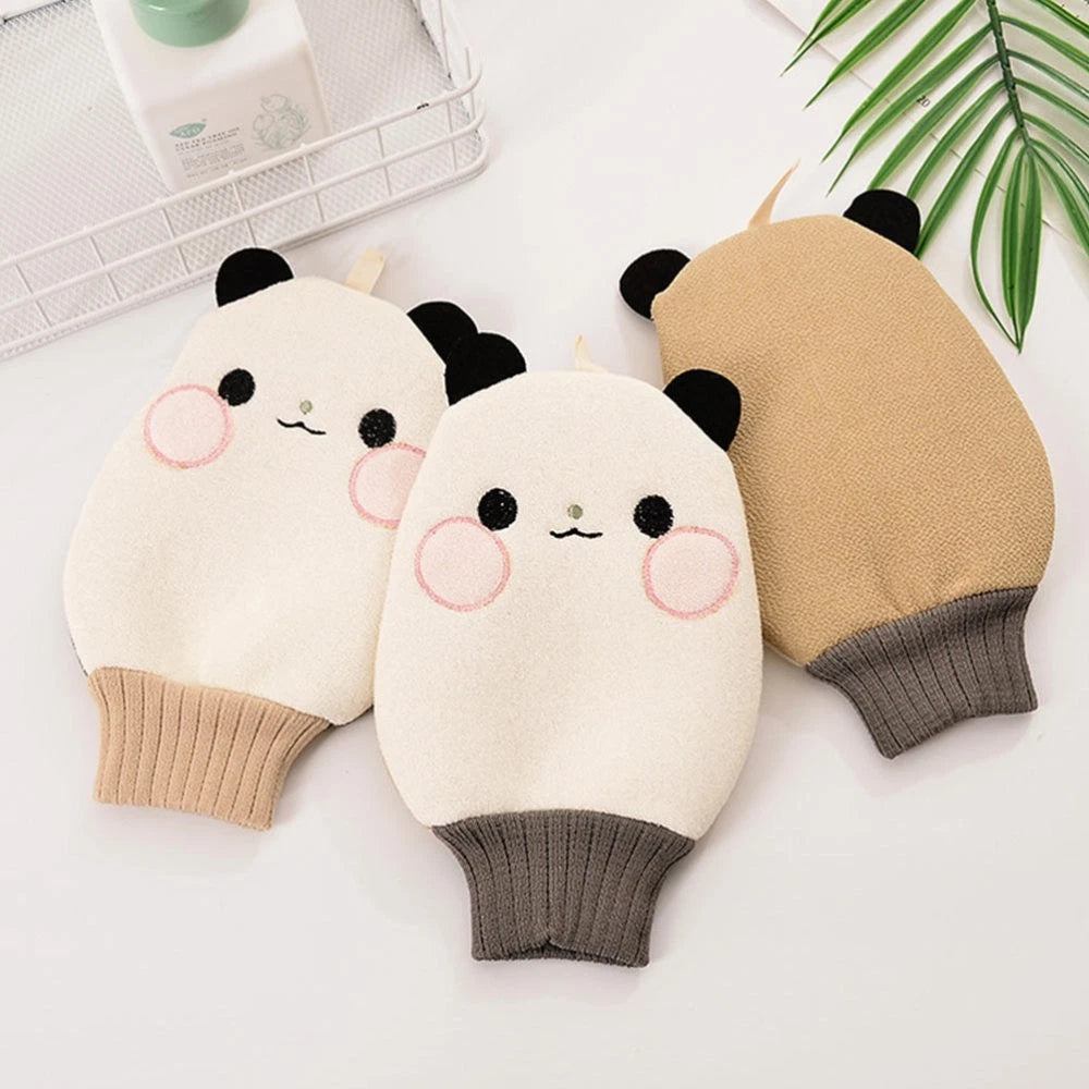 2 Pcs Back Scrub Bath Towel Body Exfoliator Mitt Child Practical Brush