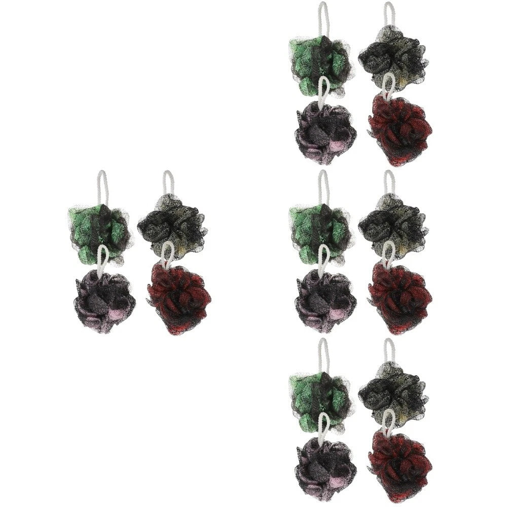 4 Pcs Back Baby Loofah Bath Multi-functional Exfoliating Brush