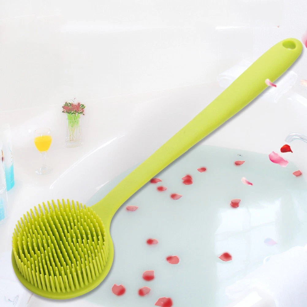 Bath Brush Man Body Scrubber Exfoliator Silicone Shower Back for