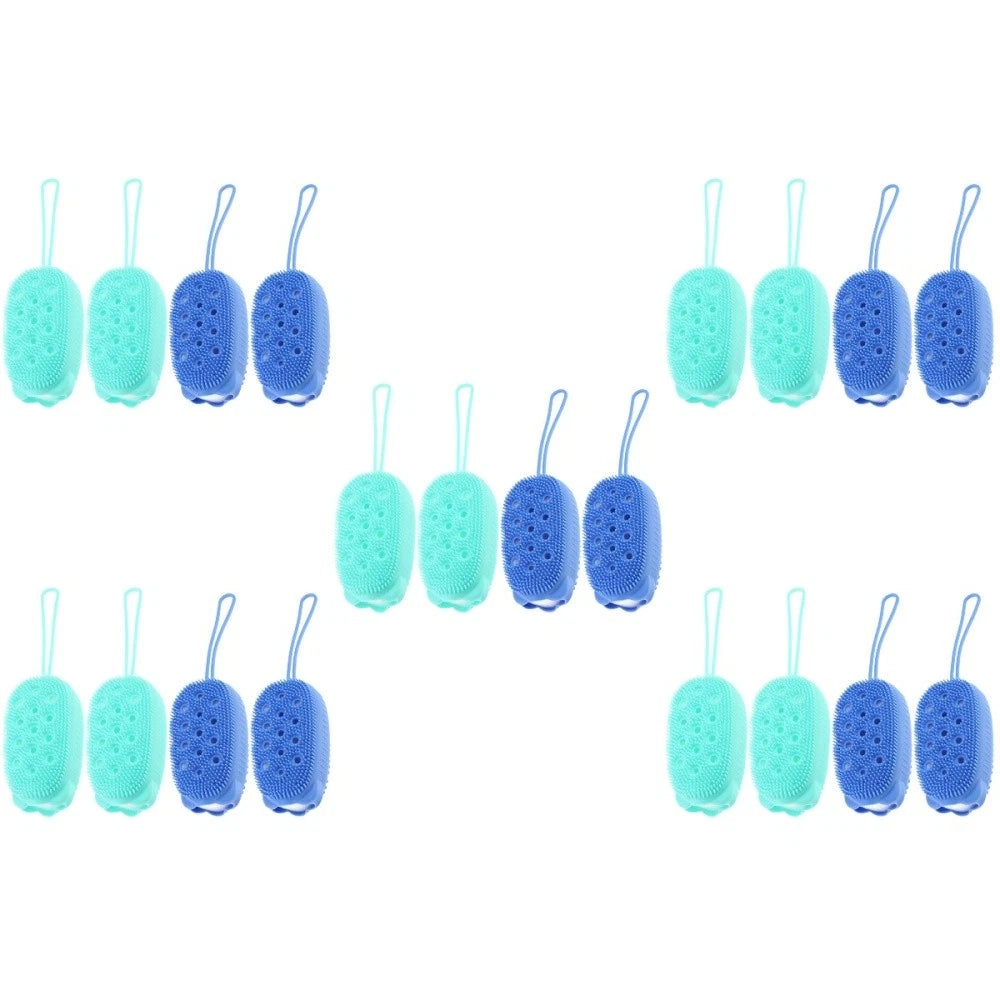 4 Pcs Scrub Brush Child Baby Shower Scrubber for Body Exfoliating Scrubbing