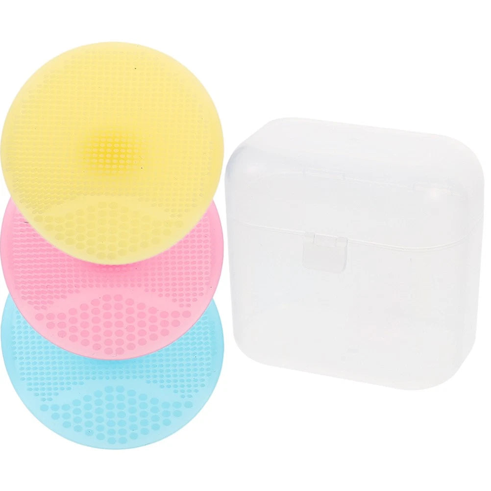 Baby Bath Brush Cleansing Gentle Cleanser Silicone Shower Scrubber for Cleaning