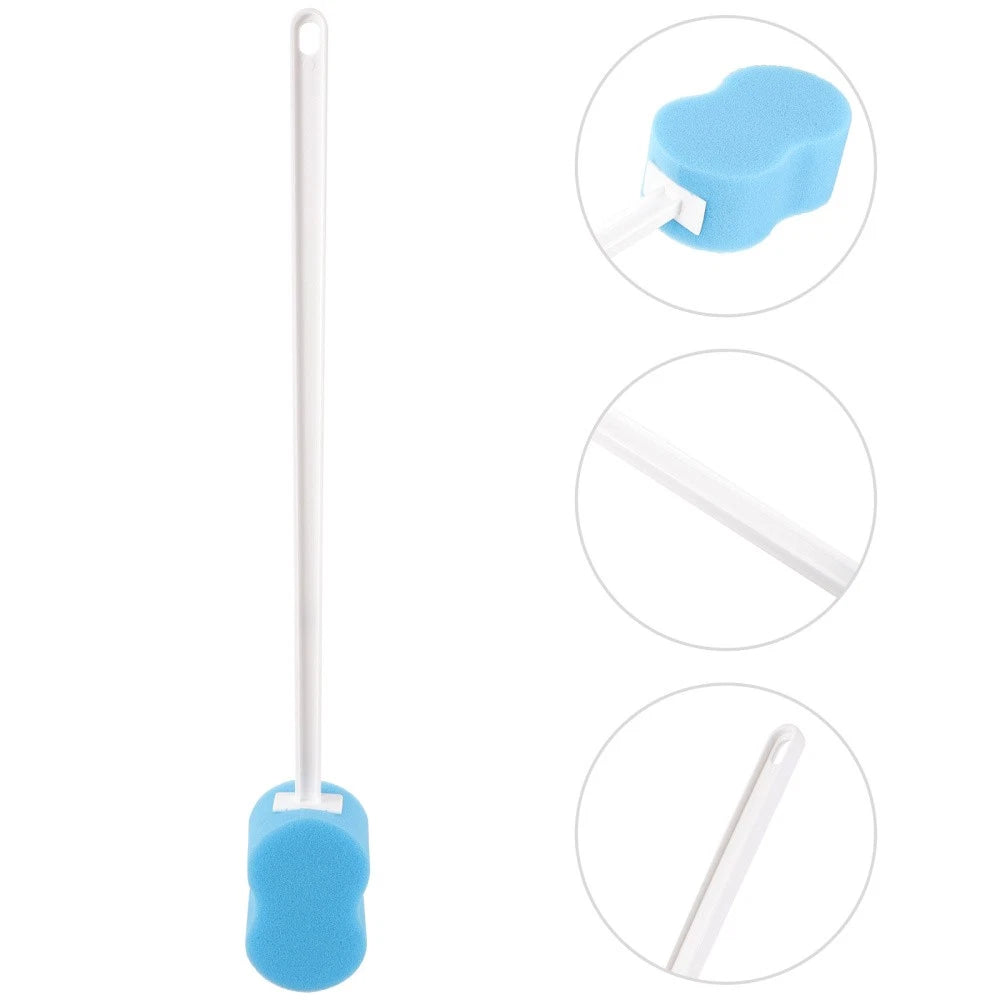 Shower Scrubber Brush Your Back after Bathing Travel Body Exfoliator for Sponge