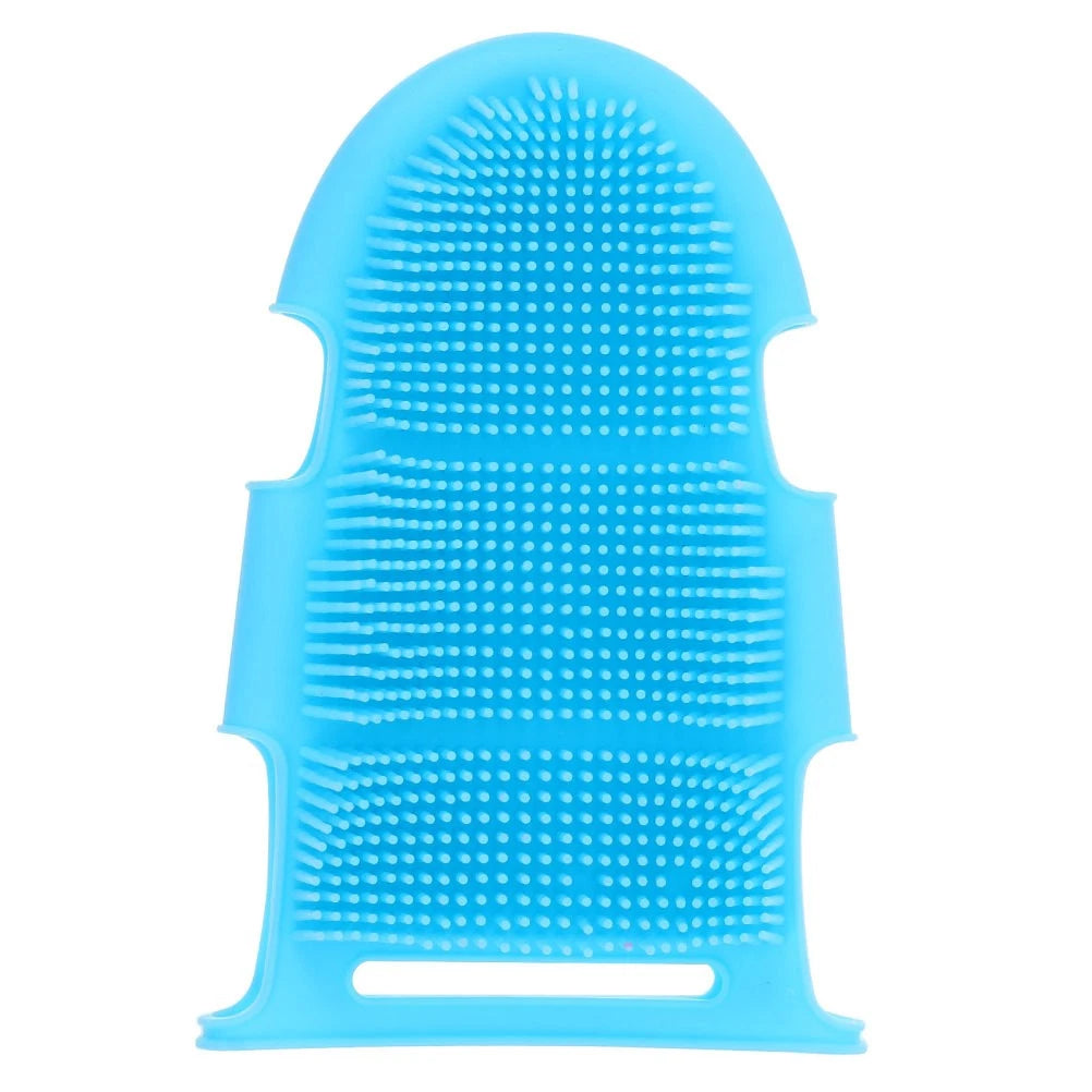 Elderly Miss Soft Silicone Body Cleansing Brush Bath Scrubber for