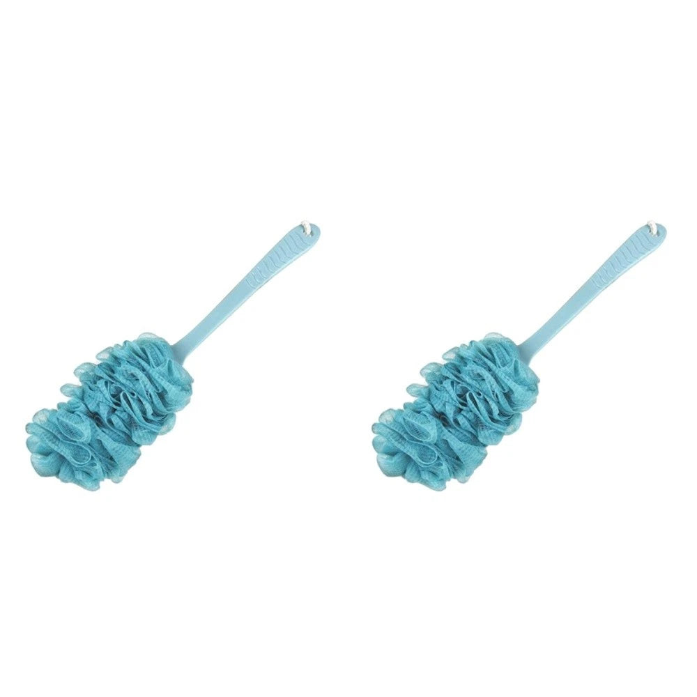 Bath Brush and Towel Body Shower Back Scrubber Scrubbing Long Handle
