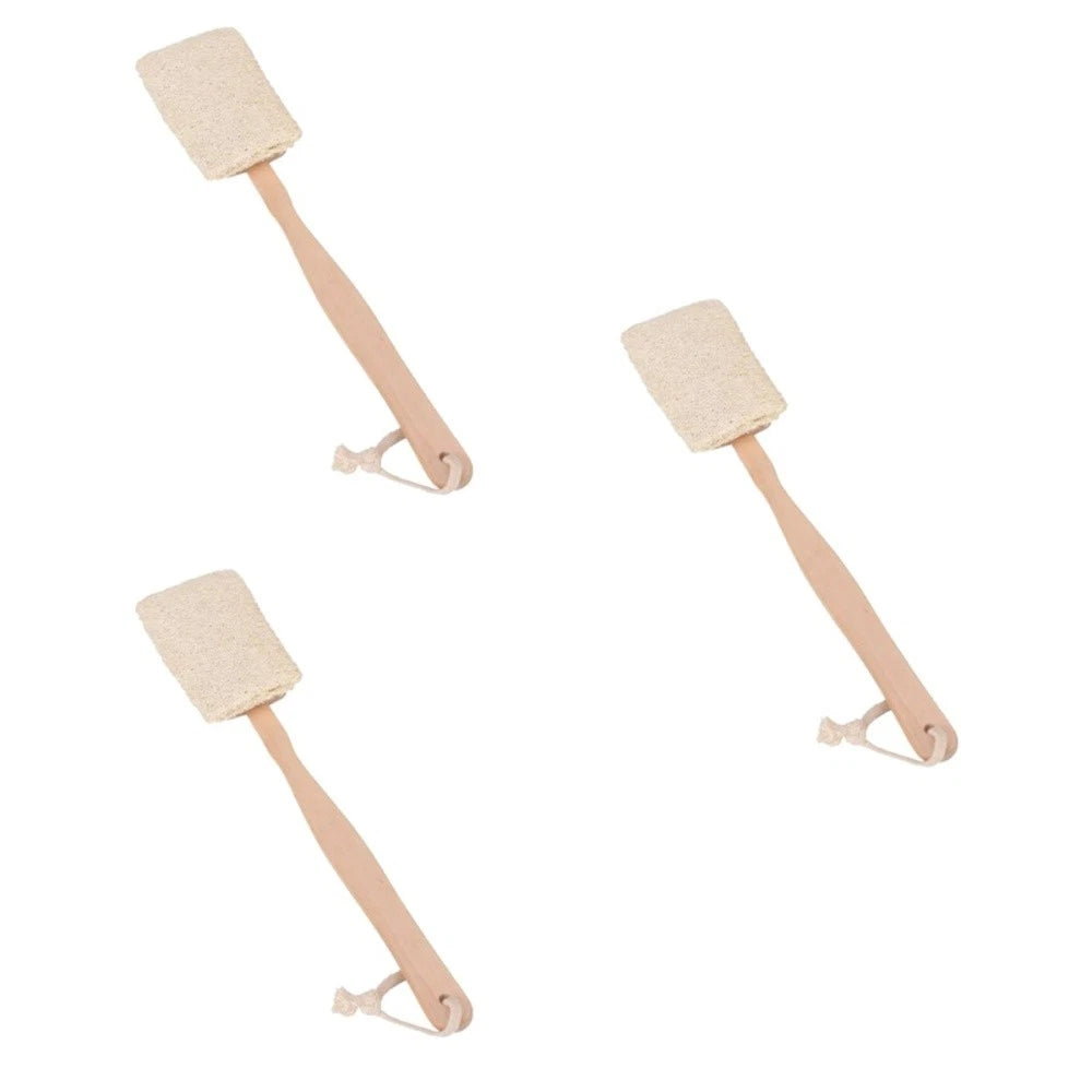 Long Handle Loofah Back Brush for Spa and Shower Experience Random Color