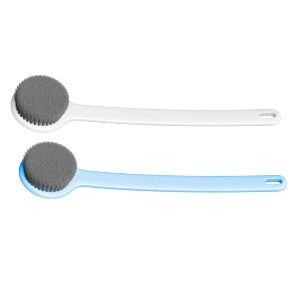 2 Pcs Bath Brush Body Shower Back Scrubber Bathing Supplies Cleaning Scrubbers