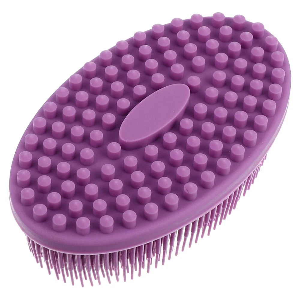 Baby Silicone Bath Scrubber Shower Brush Children Bathing Massage Brush