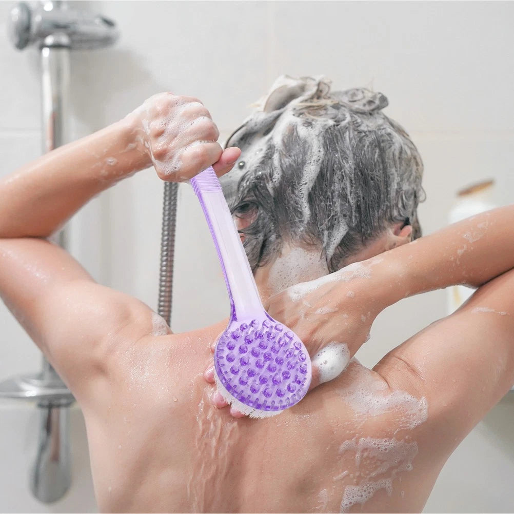 3 Pcs Bath Brush Scrubber for Body Multi-functional Exfoliating Washing Back