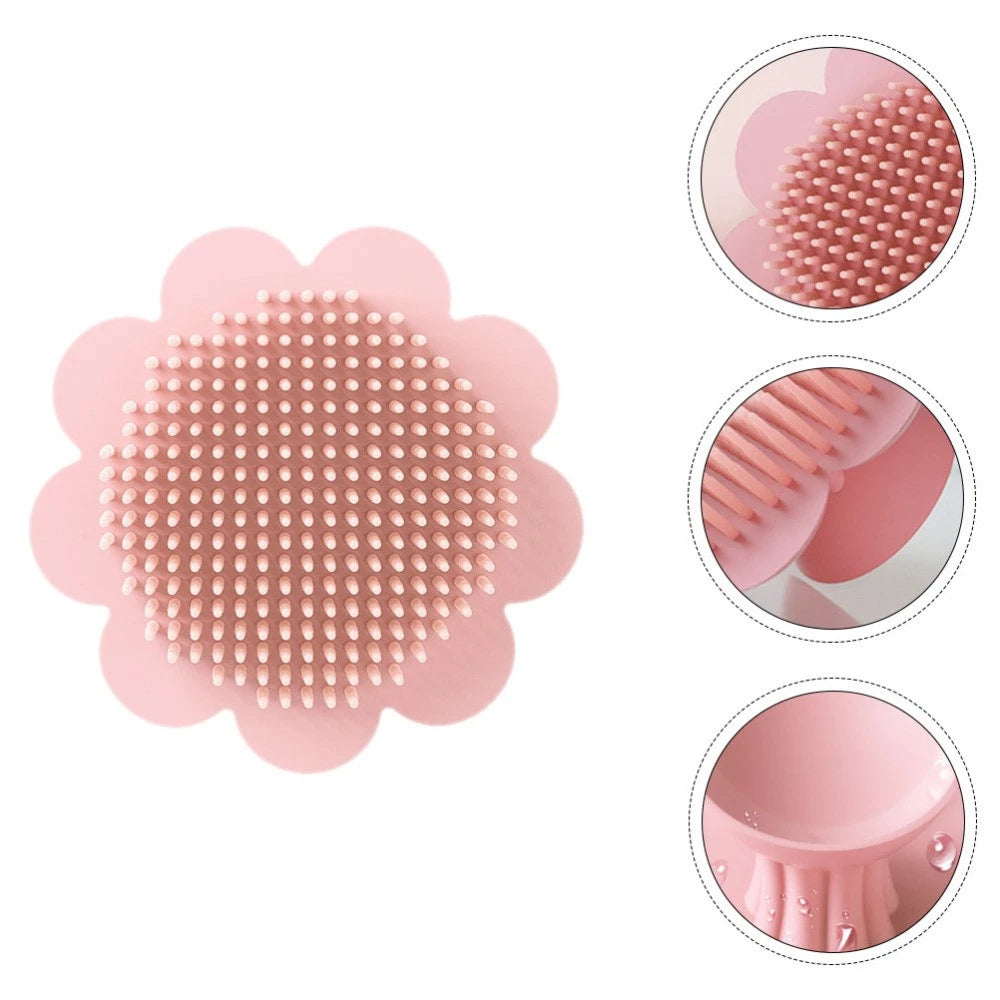 Silicone Baby Bath Brush Washing Brush Portable Bath Supplies for Baby