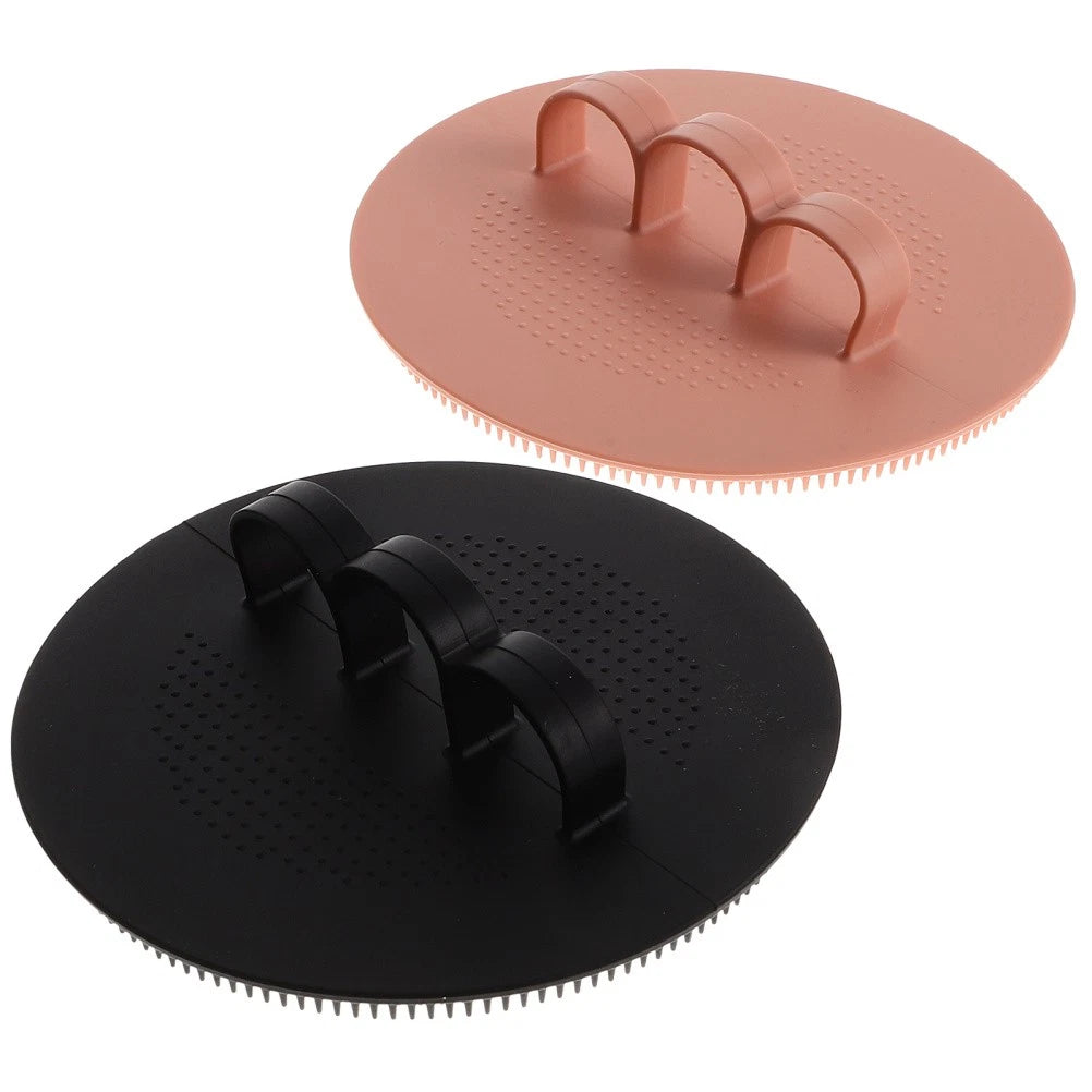 2 Pcs Bath Brush Travel Cleaning for Body Shampoo Scalp Massager
