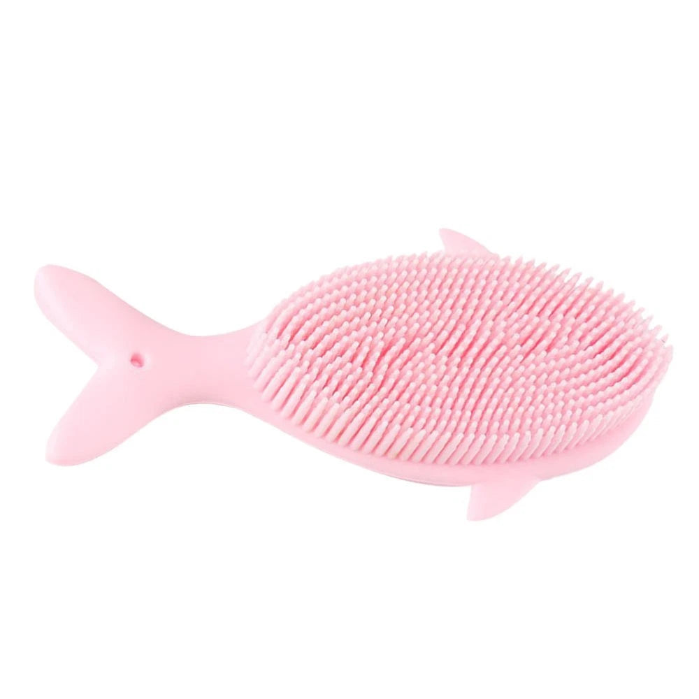 Newborn Toddler Baby Kids Bath Brush Shower Scrubber Exfoliating