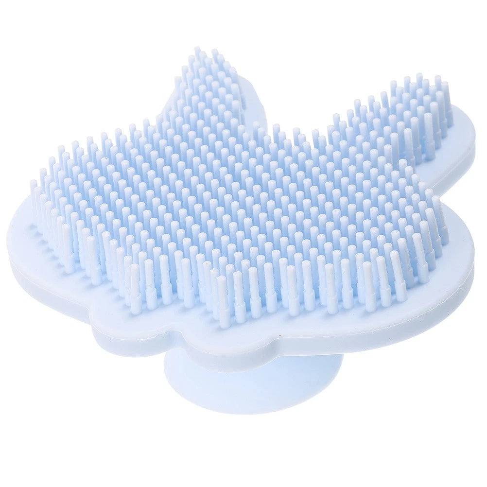 Silicone Bath Brush Child Baby Shower Exfoliating Scrubber Brushes