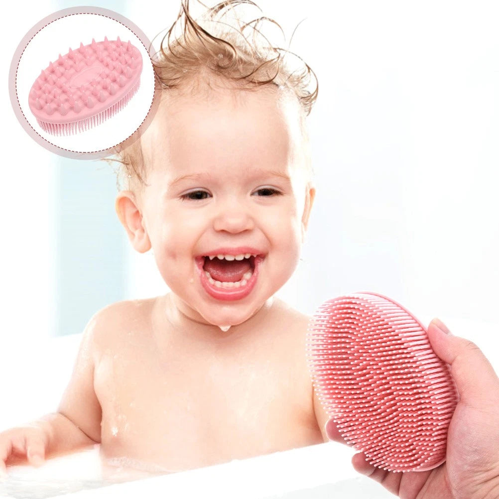 Multi-functional Baby Bath Brush Baby Shower Tool Double-sided Washing Brush