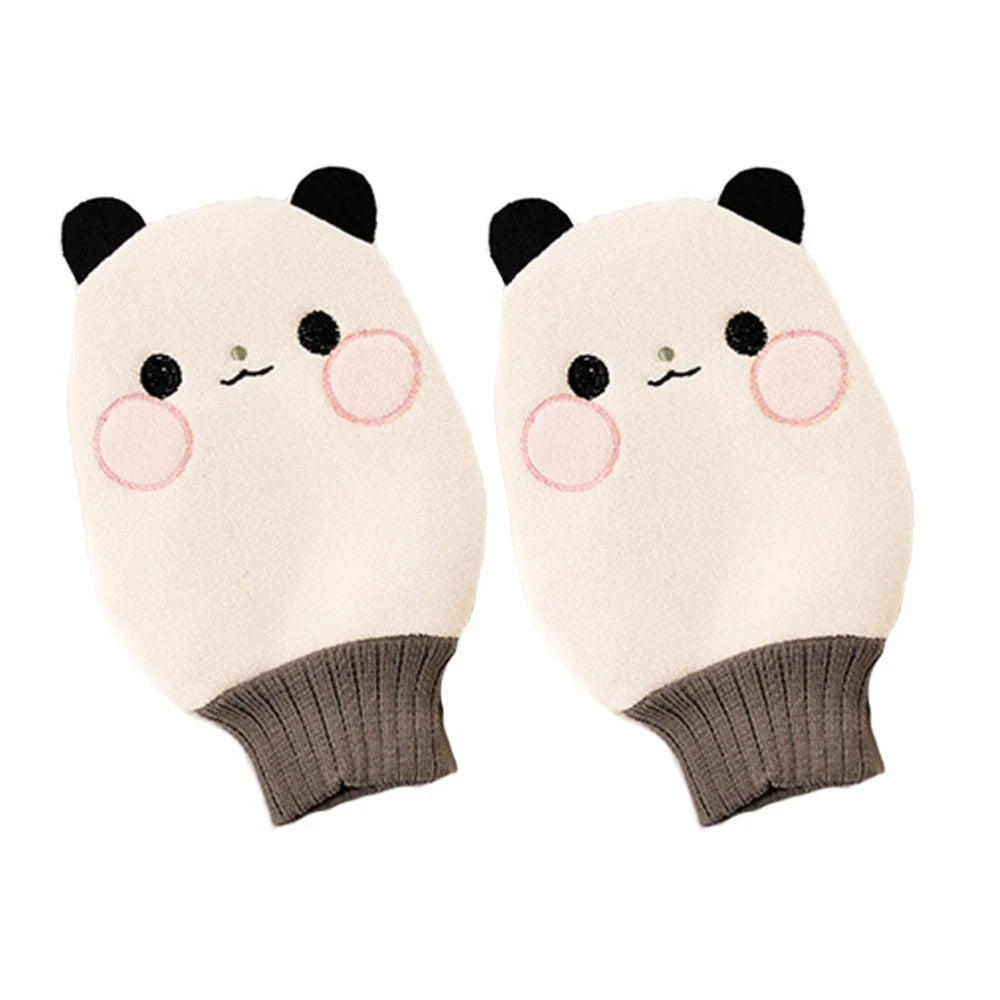 2 Pcs Back Scrub Bath Towel Body Exfoliator Mitt Child Practical Brush