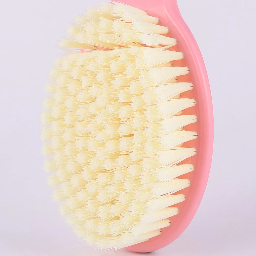 3 Pcs Long Handle Bath Brushes Shower Brushes Soft Bristle Body Scrubbers