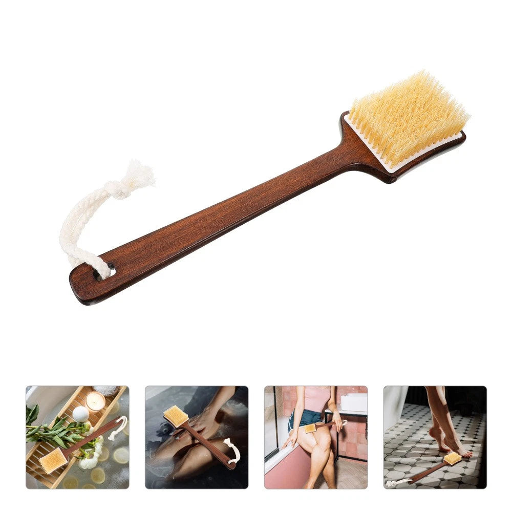 Bath Brush Shower Body Scrubber Exfoliating Back Scrub Brush Shower Brush With