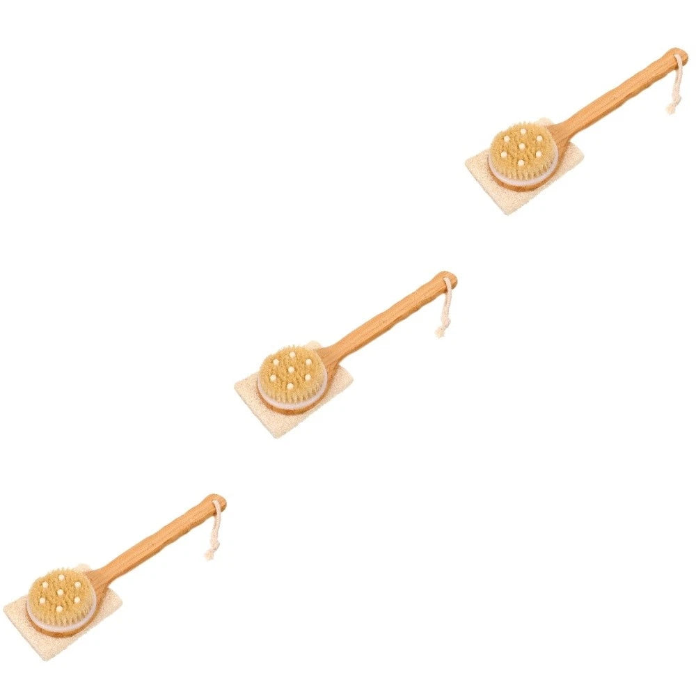 Home Use Handheld Bath Brush Comfortable Bath Scrubber Brush Skin Cleaner