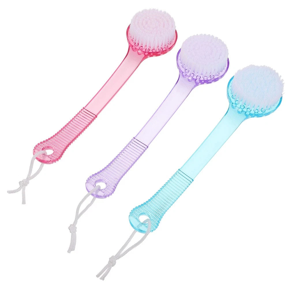3 Pcs Bath Brush Scrubber for Body Multi-functional Exfoliating Washing Back