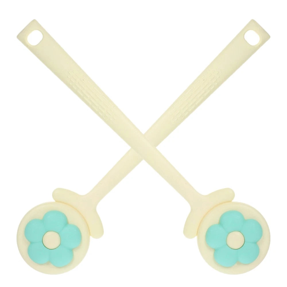 2 Pcs Flower Bath Brush Man Back for Shower Women Cream Applicator