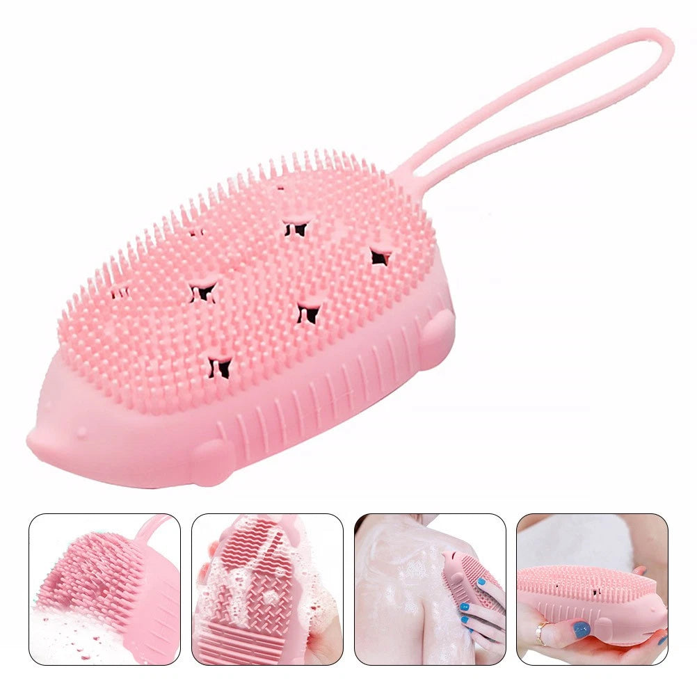Bath Child Body Scrubber Double Sided Shower Bathroom for Bathing