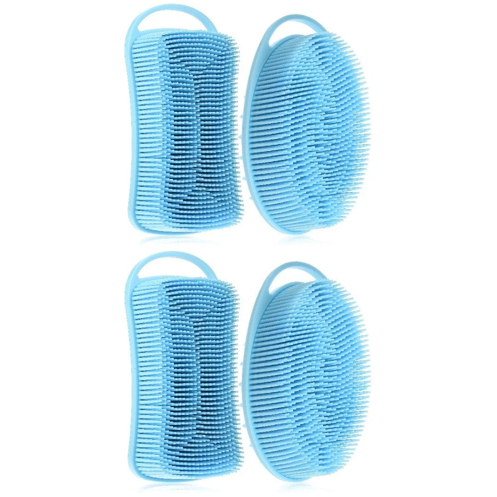 2 Pcs Bath Brush Baby Exfoliating for Body Shower Brushes Scrubber