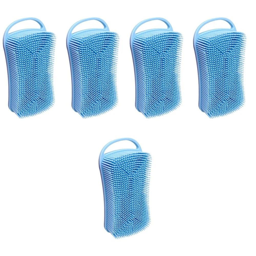 Bathroom Silicone Bath Scrubber Scrubbing Bath Tool Scrub Massage Bath Brush
