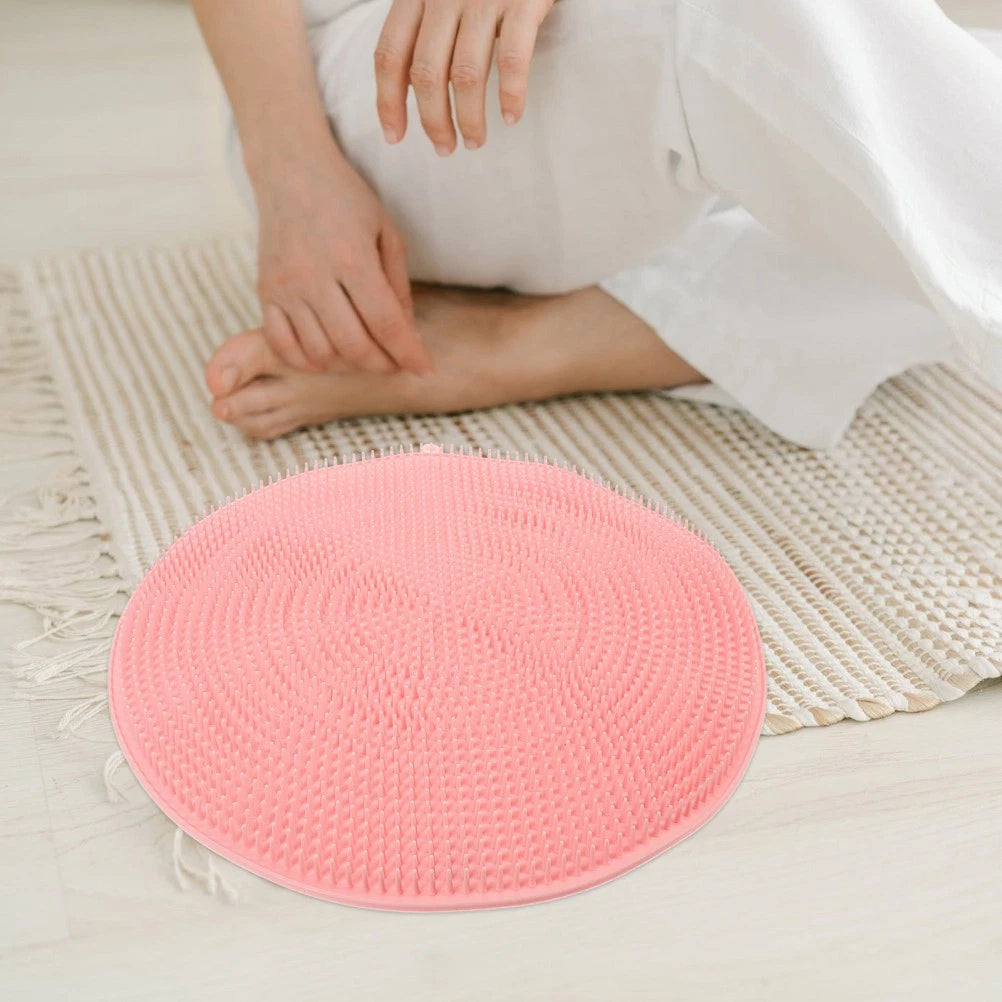 Silicone Foot Brush Bath Scrubber Shower Cleaner Massager Mat Feet