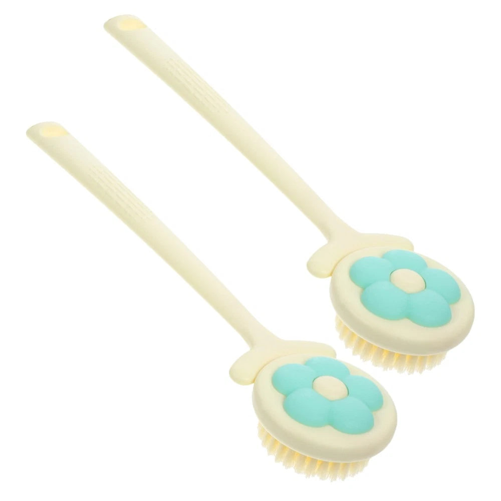 2 Pcs Flower Bath Brush Man Back for Shower Women Cream Applicator