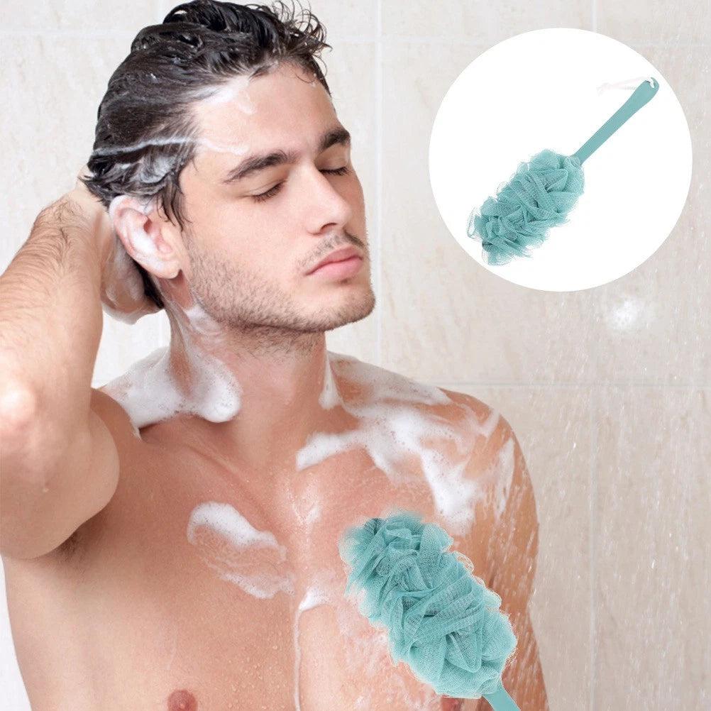 Bath Brush Man Back Lotion Applicator for Women Bathing Scrubber
