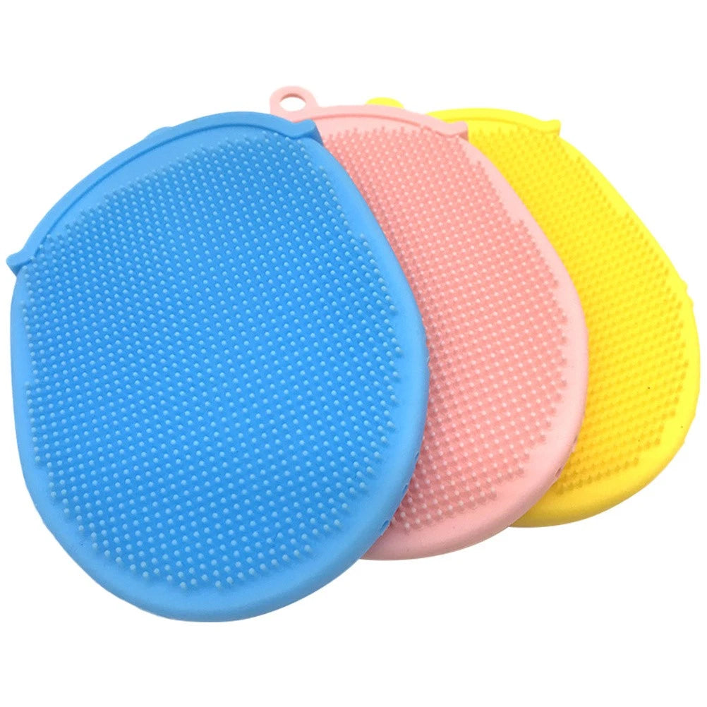 3 Pcs Bath Brush Shower Scrubber for Body Scruber Supple Exfoliating Tool