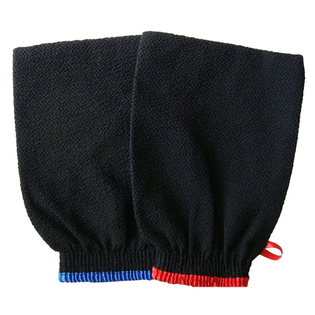 2 Pcs Exfoliating Gloves Bath Scrubber for Body Brush Exfoliator