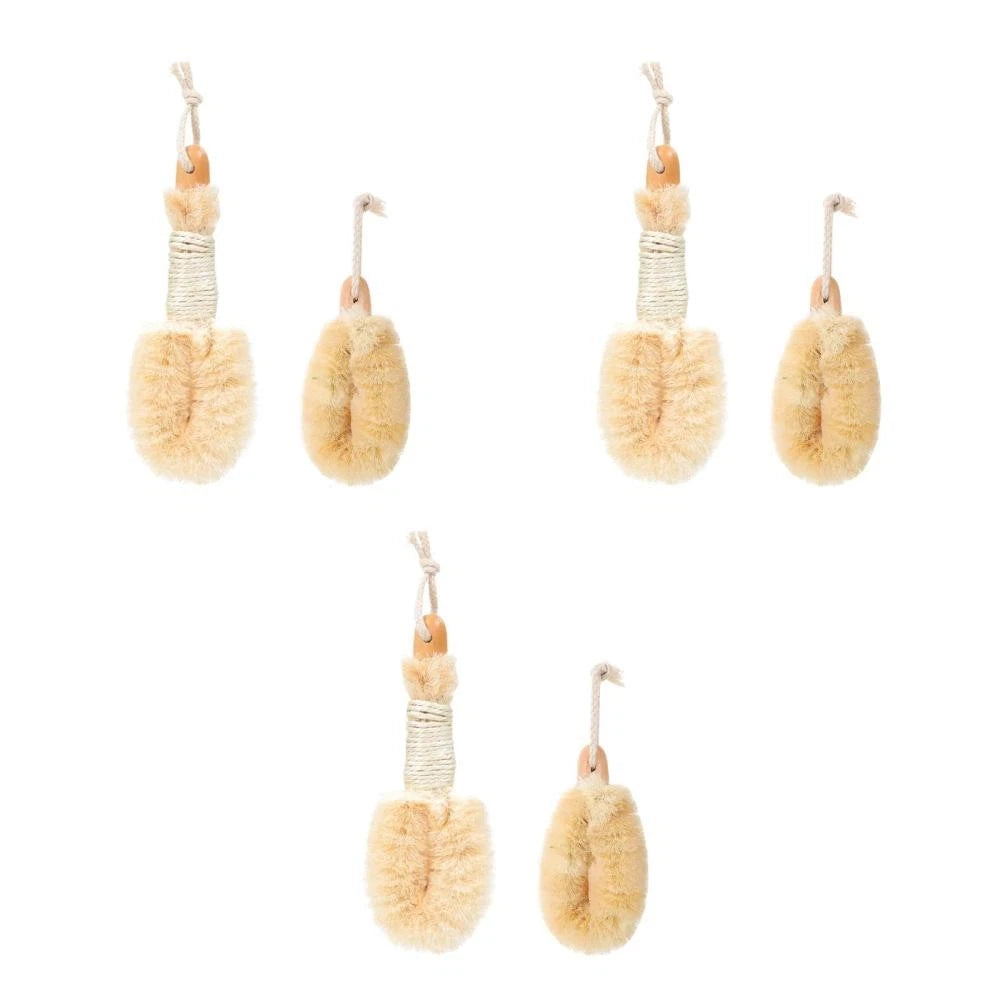 2 Pcs Silk Bath Brush Exfoliating Shower Body Brushes Miss Man Scrubbers for