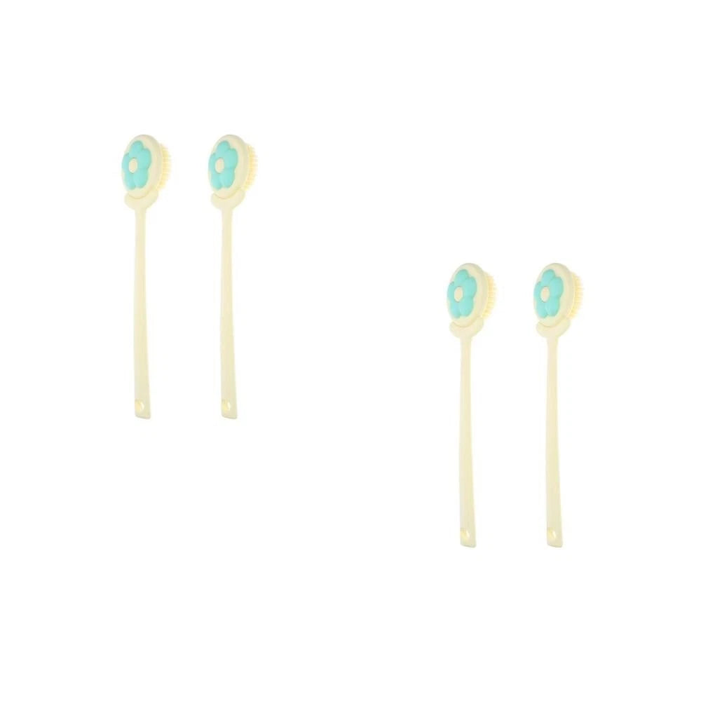 2 Pcs Flower Bath Brush Man Back for Shower Women Cream Applicator