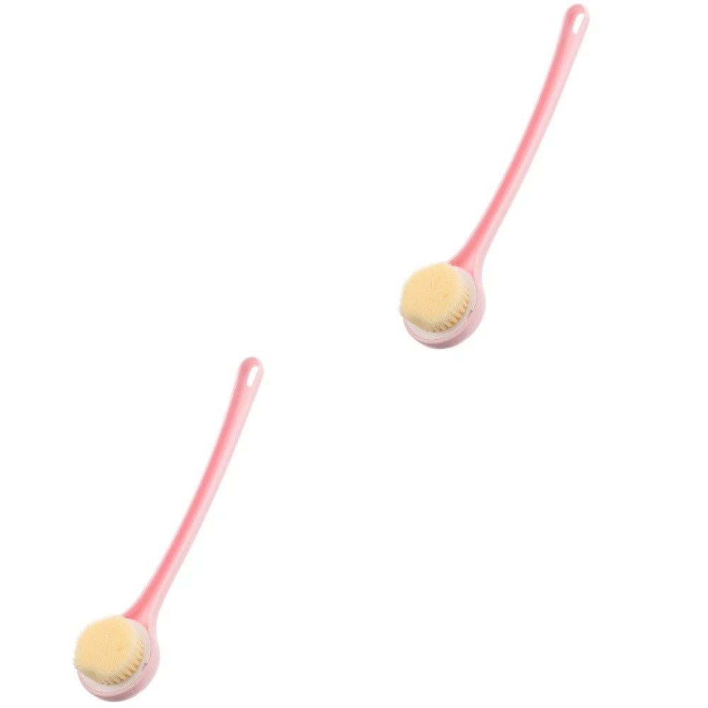 Bath Brush Girl Body Exfoliator Scrubber Lotion Applicator for Back