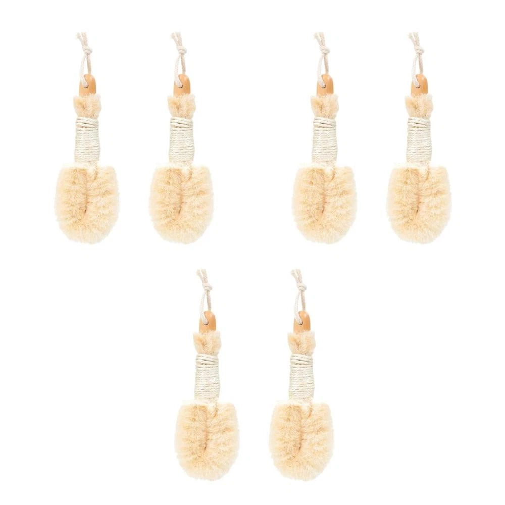 2 Pcs Silk Bath Brush Miss Exfoliating Loofah Scrubber for Body Shower