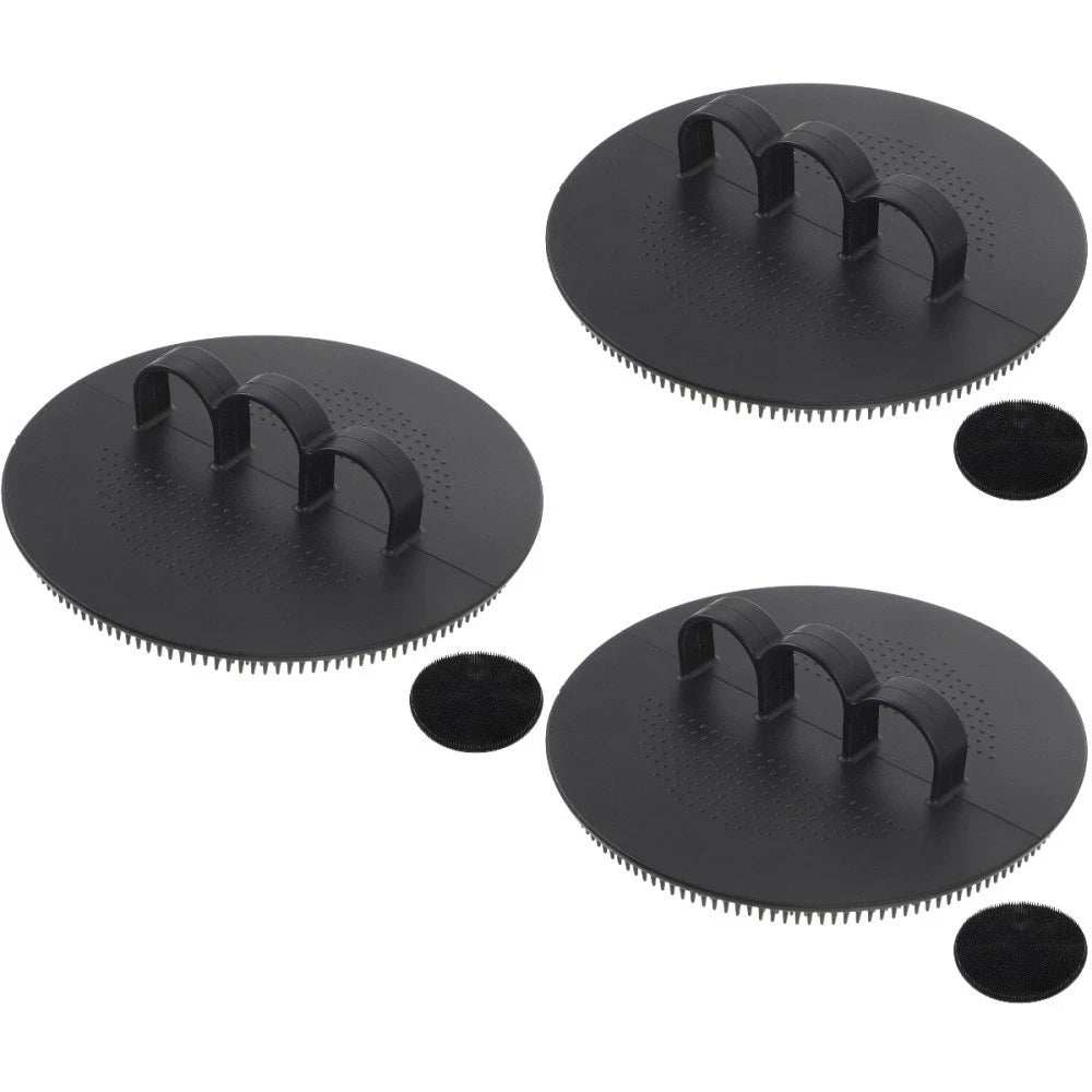 Silicone Scrub Brush Exfoliating Back Scrubber with Handles Soft Body Cleansing
