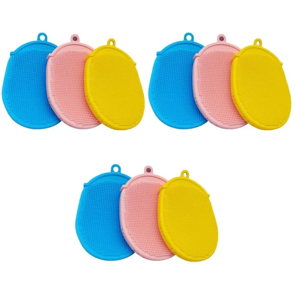 3 Pcs Bath Brush Shower Scrubber for Body Scruber Supple Exfoliating Tool