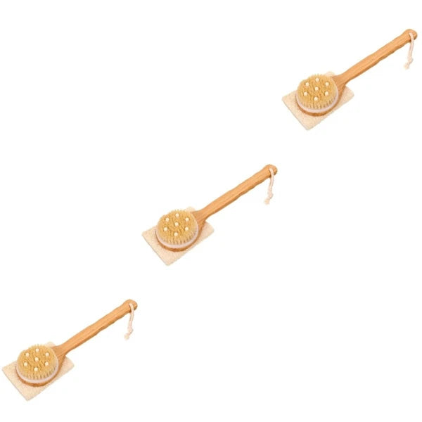 Home Use Handheld Bath Brush Comfortable Bath Scrubber Brush Skin Cleaner