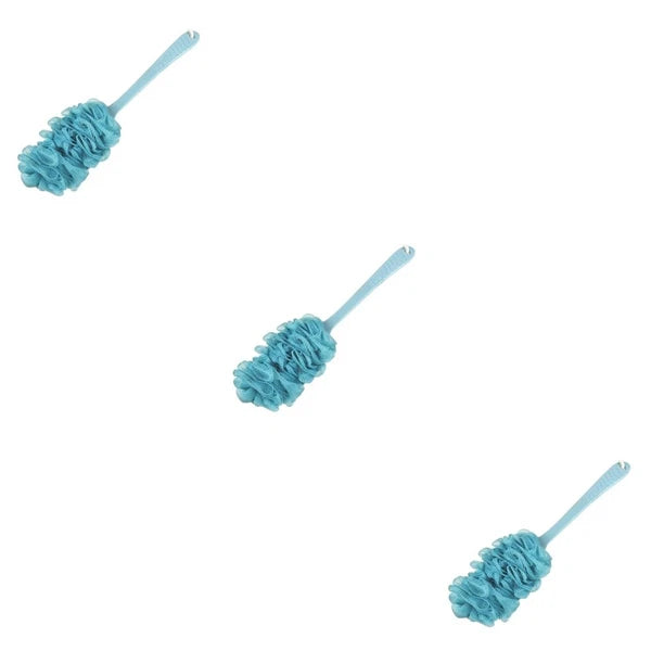 Bath Brush and Towel Body Shower Back Scrubber Scrubbing Long Handle