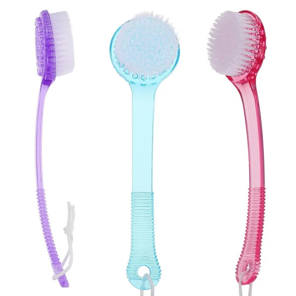 3 Pcs Bath Brush Scrubber for Body Multi-functional Exfoliating Washing Back