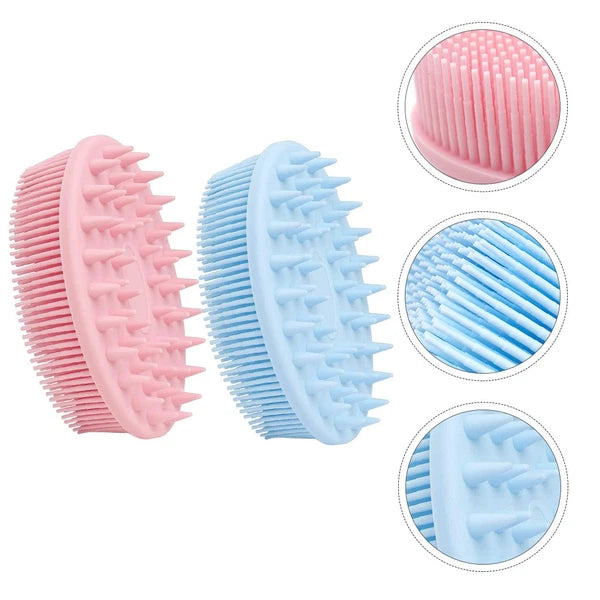 2 Pcs Bath Brush Baby Shower Body Scrubber Multifunctional Cleaner