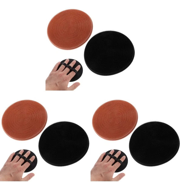 2 Pcs Bath Brush Travel Cleaning for Body Shampoo Scalp Massager