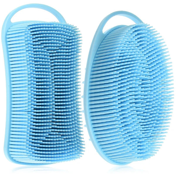 2 Pcs Bath Brush Baby Exfoliating for Body Shower Brushes Scrubber