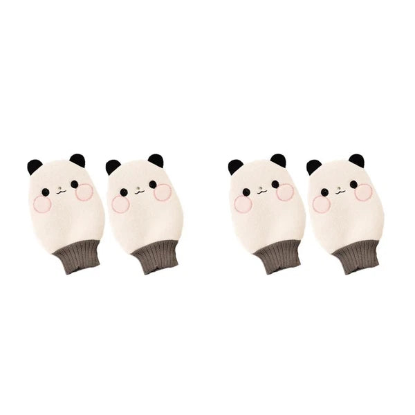 2 Pcs Back Scrub Bath Towel Body Exfoliator Mitt Child Practical Brush