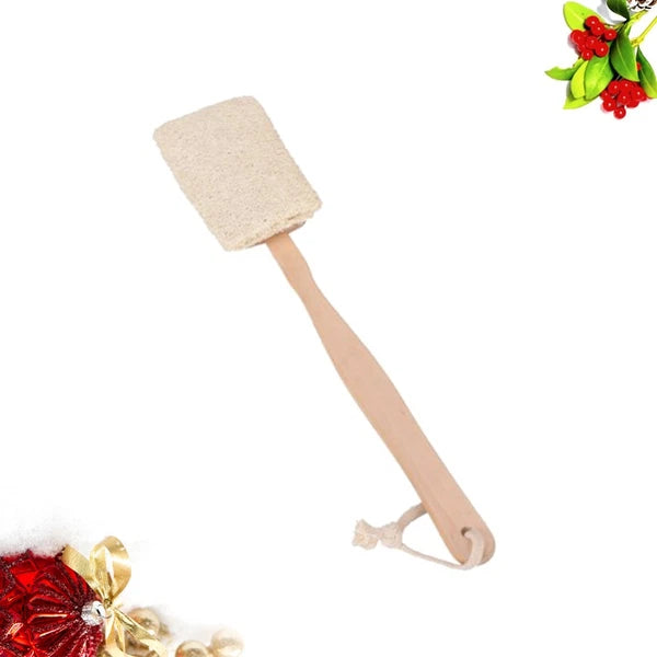 Long Handle Loofah Back Brush for Spa and Shower Experience Random Color