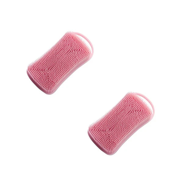 Baby Bath Brush Silicone Massage Brush Scrubber Shampoo Brush Kids Shower Brush