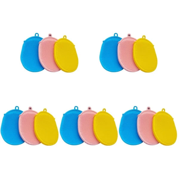 3 Pcs Bath Brush Shower Scrubber for Body Scruber Supple Exfoliating Tool