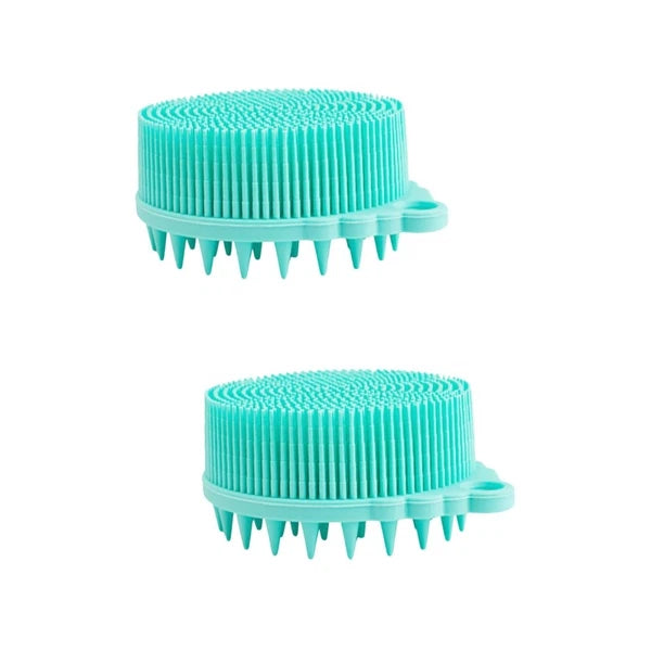 Silicone Bath Brush Toddler Child Sensory Brushes Baby Hair Scrub for Body