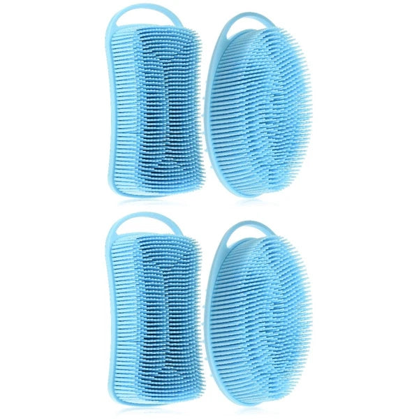 2 Pcs Bath Brush Baby Exfoliating for Body Shower Brushes Scrubber